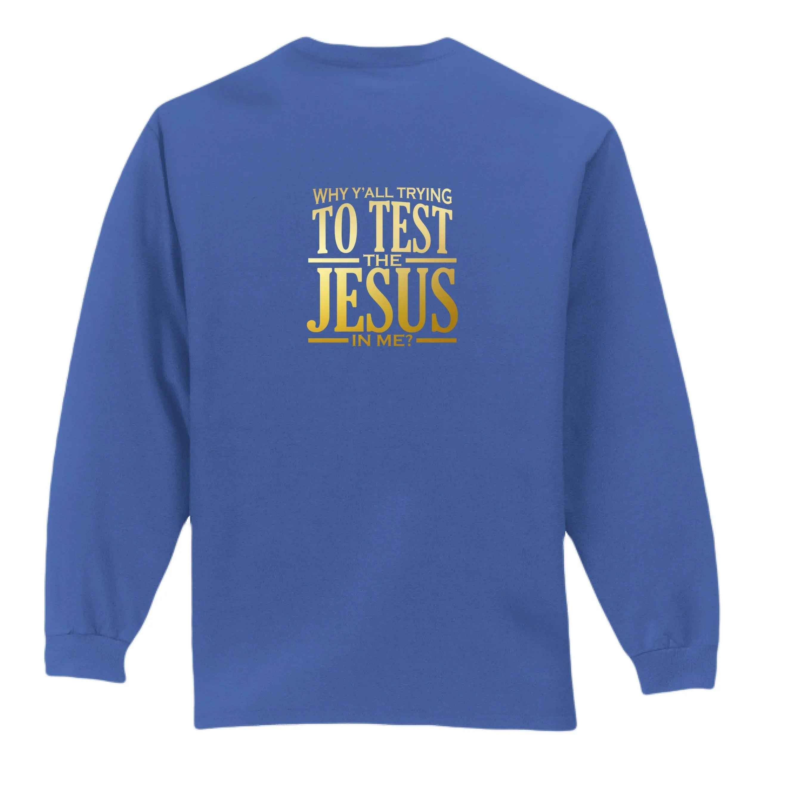 Why All Try Long Sleeve T-Shirt - Inspirational Pocket Tee