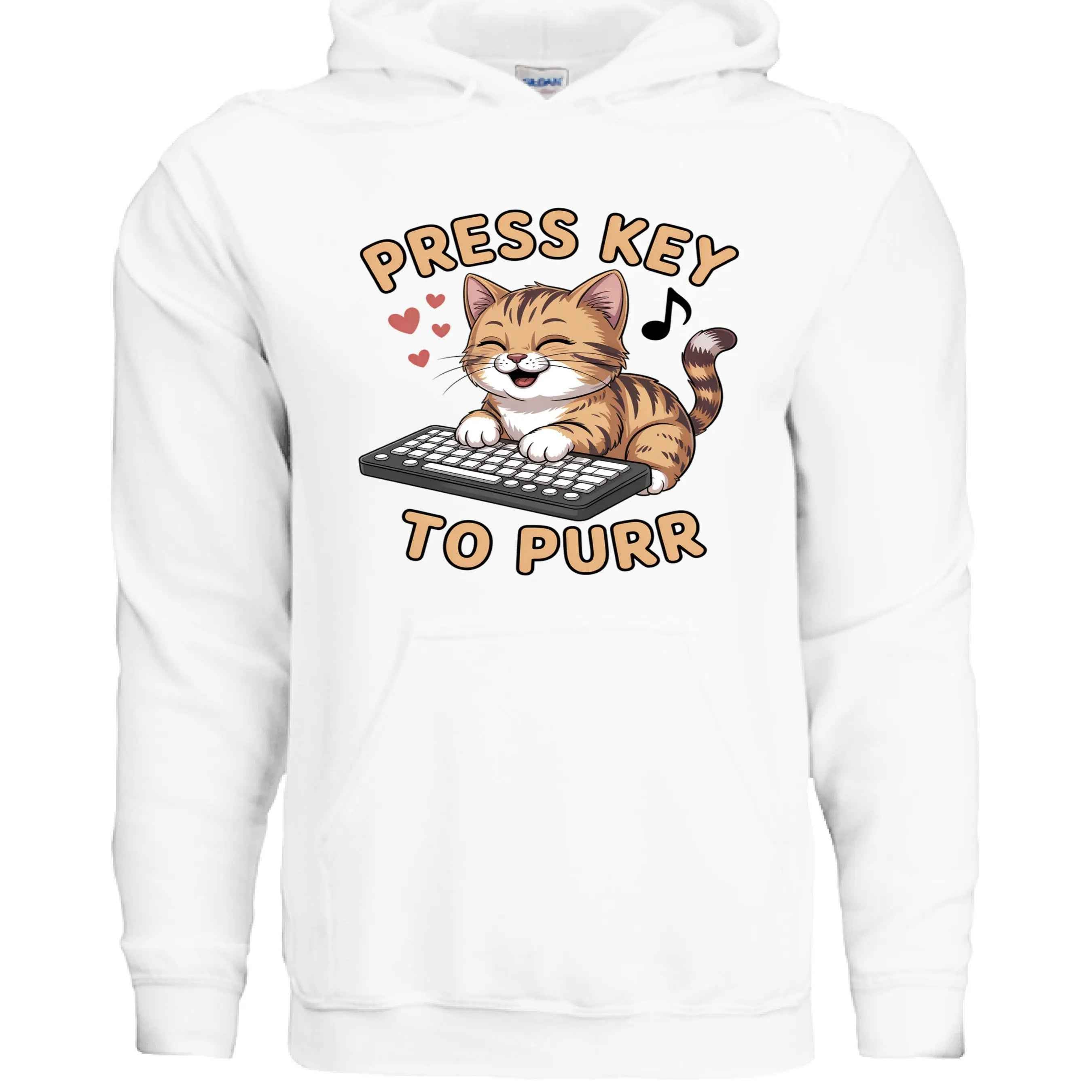 Press You Purr T-Shirt - Funny Cat Lover Tee