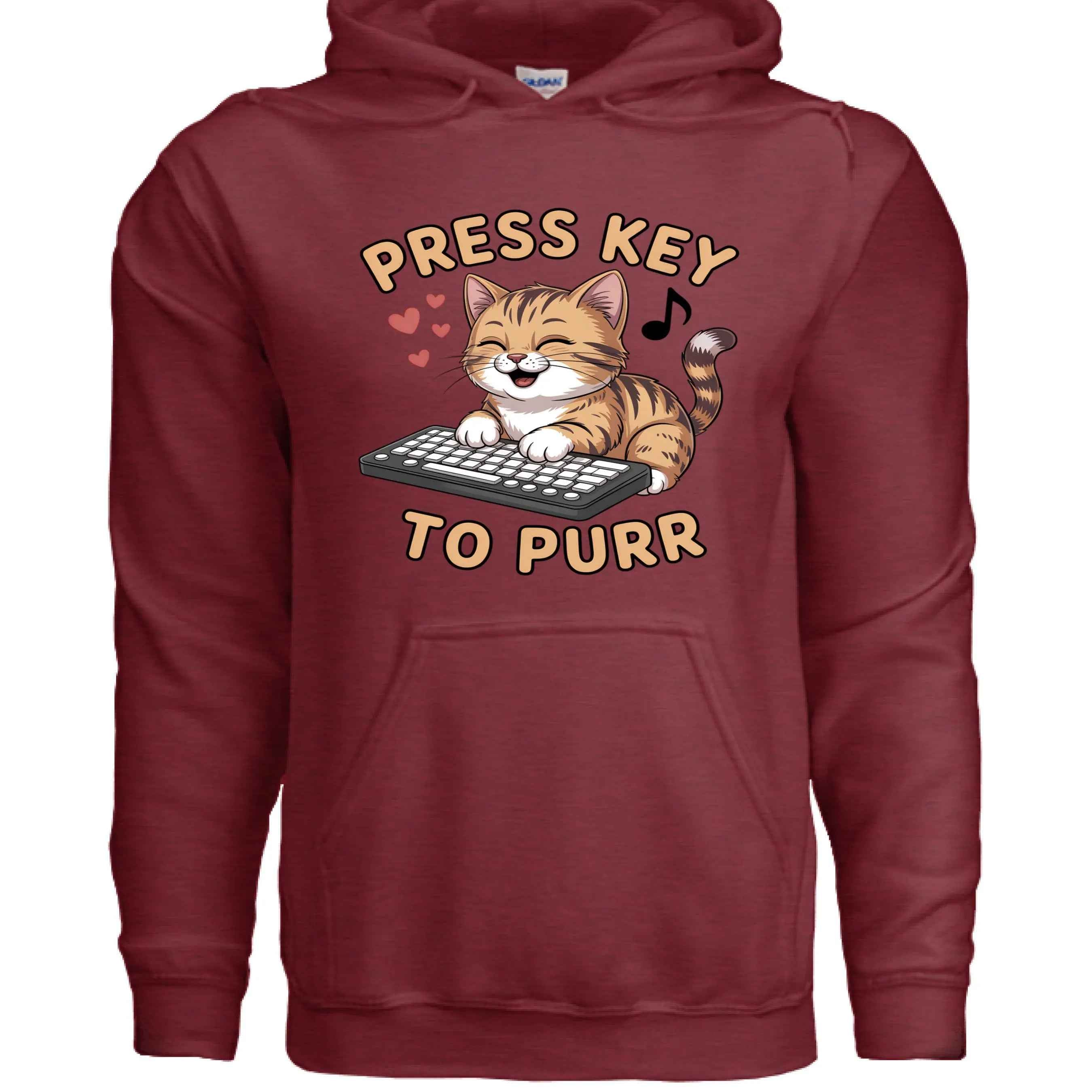 Press You Purr T-Shirt - Funny Cat Lover Tee