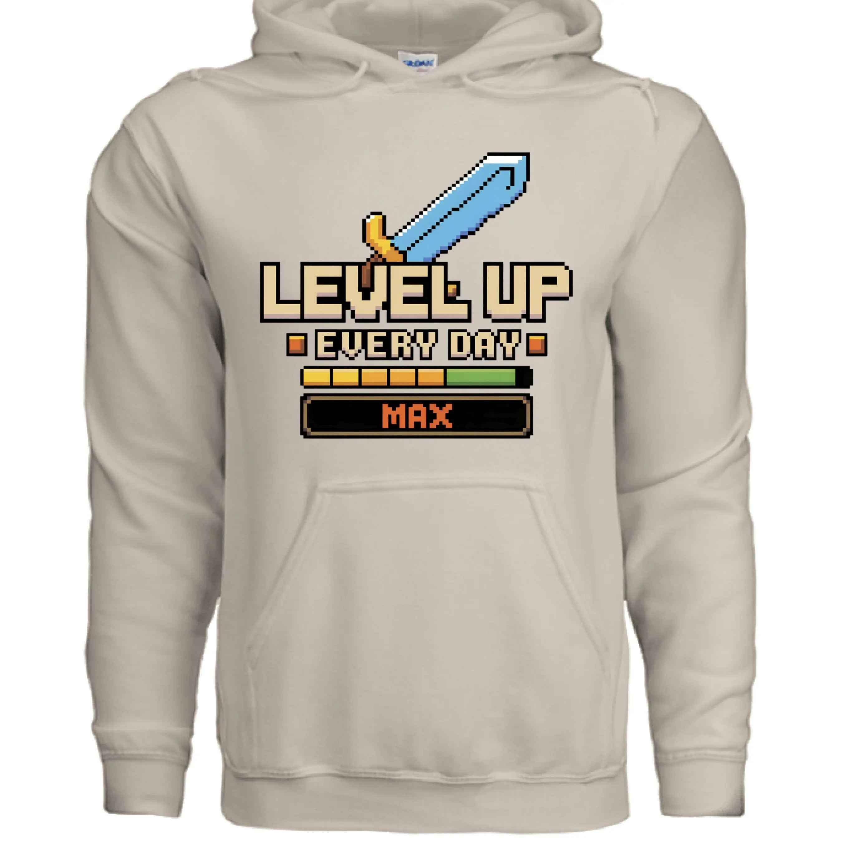 LEVEL UP Hoodie - Gamer Sweatshirt for Console & PC Fans