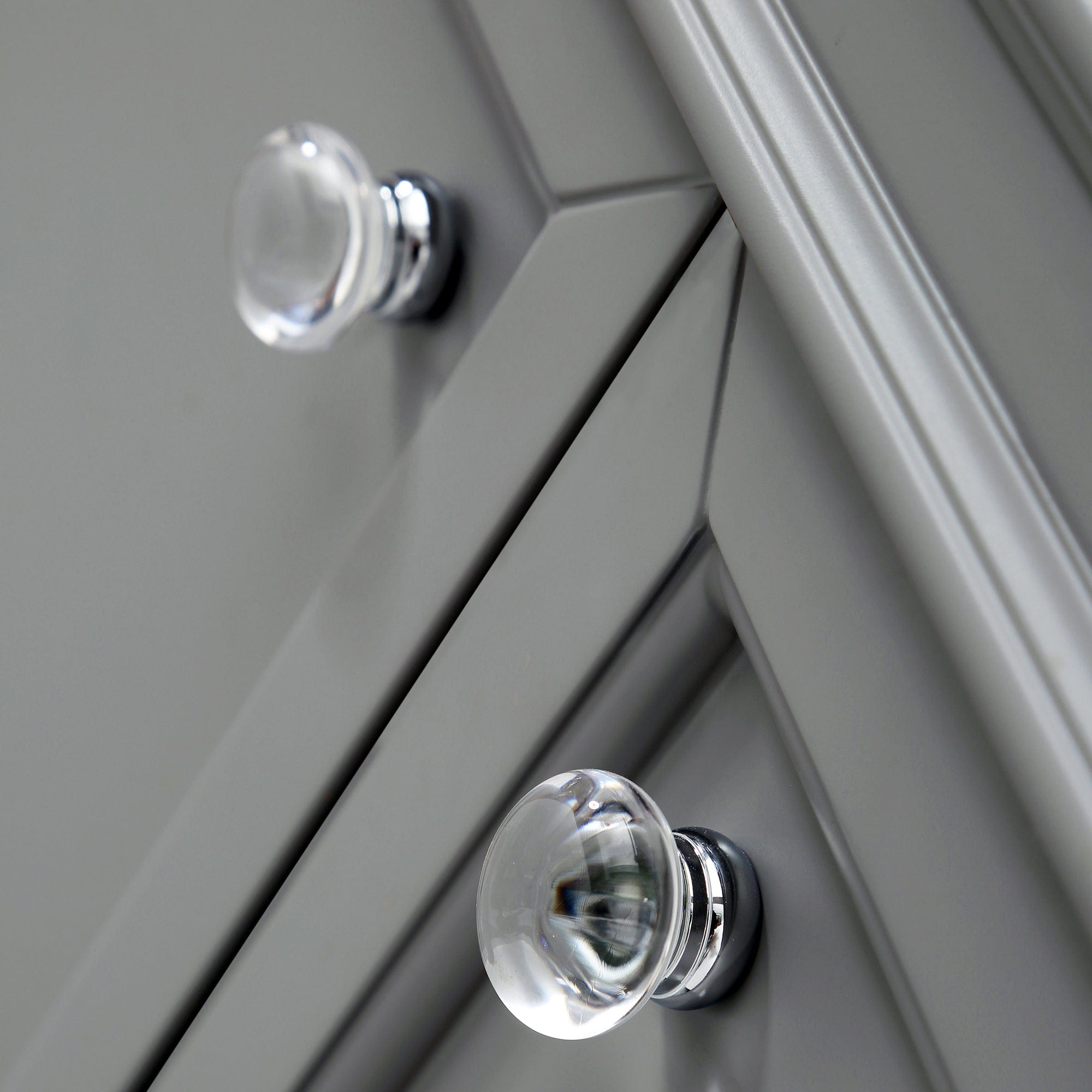 60 Inch Cashmere Grey Double Sink Bathroom Vanity From The Derby Collection - Molaix700621683070Bathroom VanitiesDE60CW01CG-000000000
