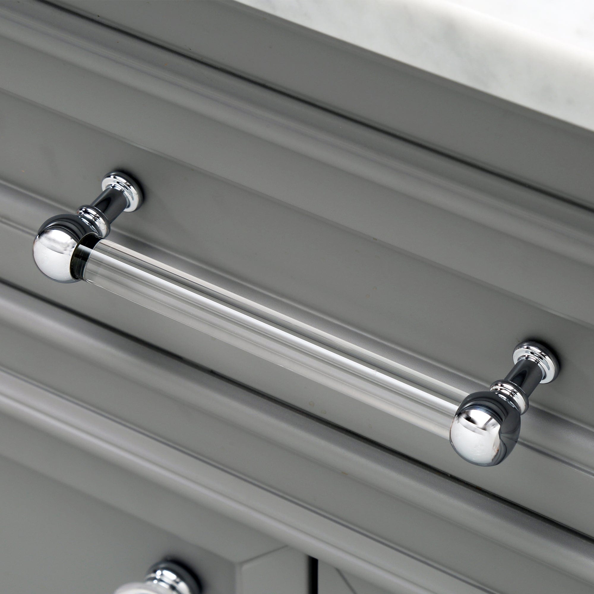 60 Inch Cashmere Grey Double Sink Bathroom Vanity From The Derby Collection - Molaix700621683070Bathroom VanitiesDE60CW01CG-000000000