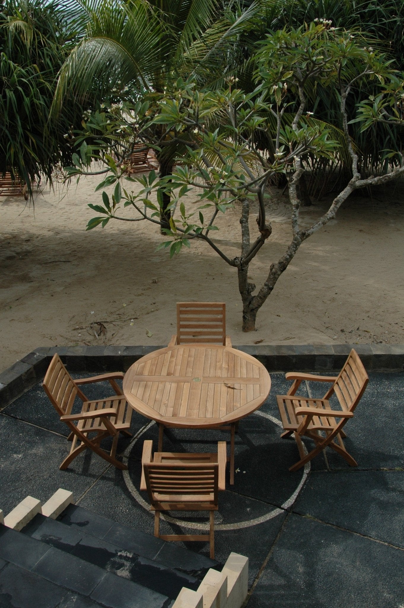 Andrew Bahama 5-Pieces Folding Dining Set - Molaix82045294682BahamaSet-109