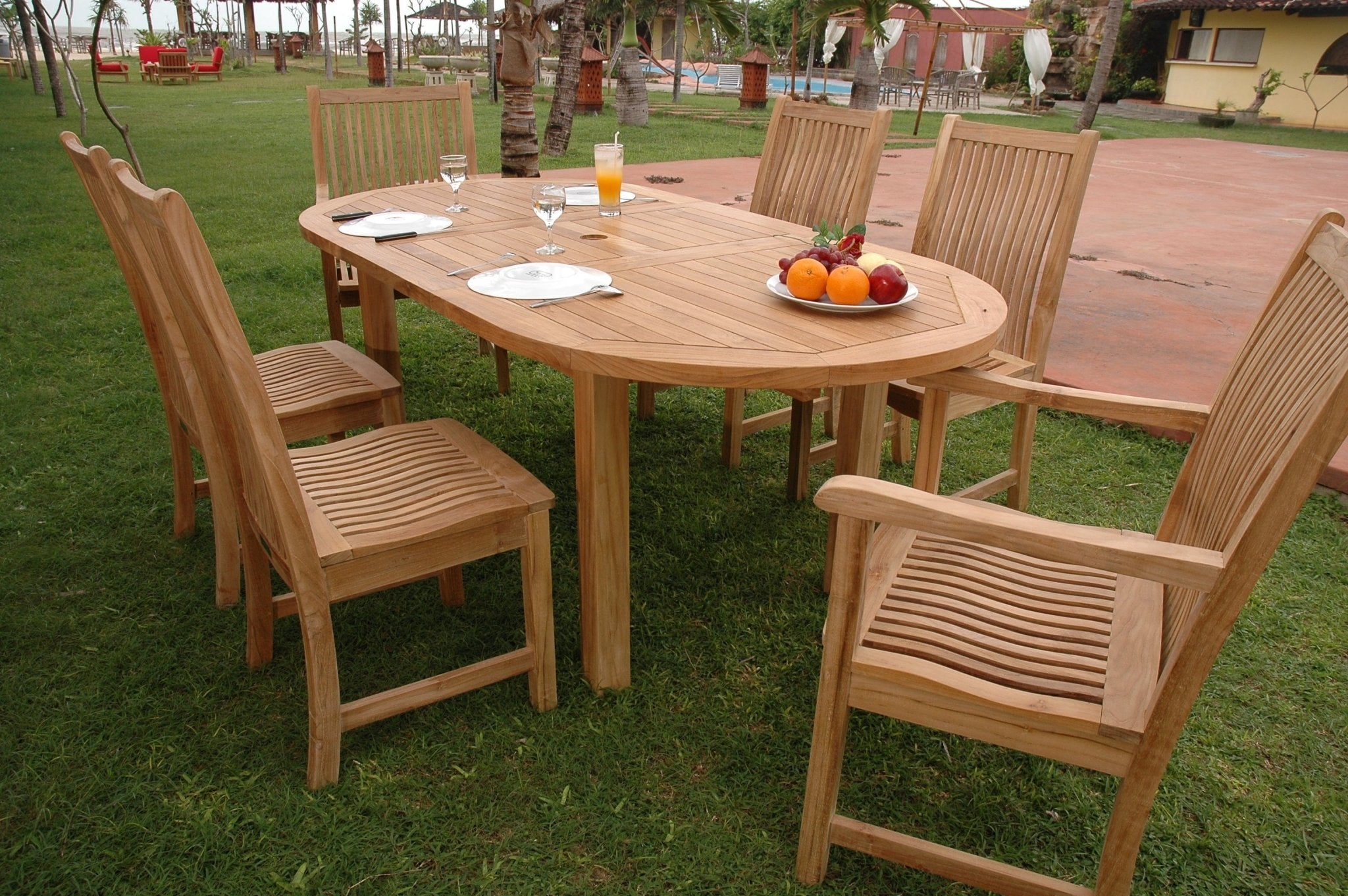 Bahama Chicago 7-Pieces Dining Set A - Molaix82045294781BahamaSet-29