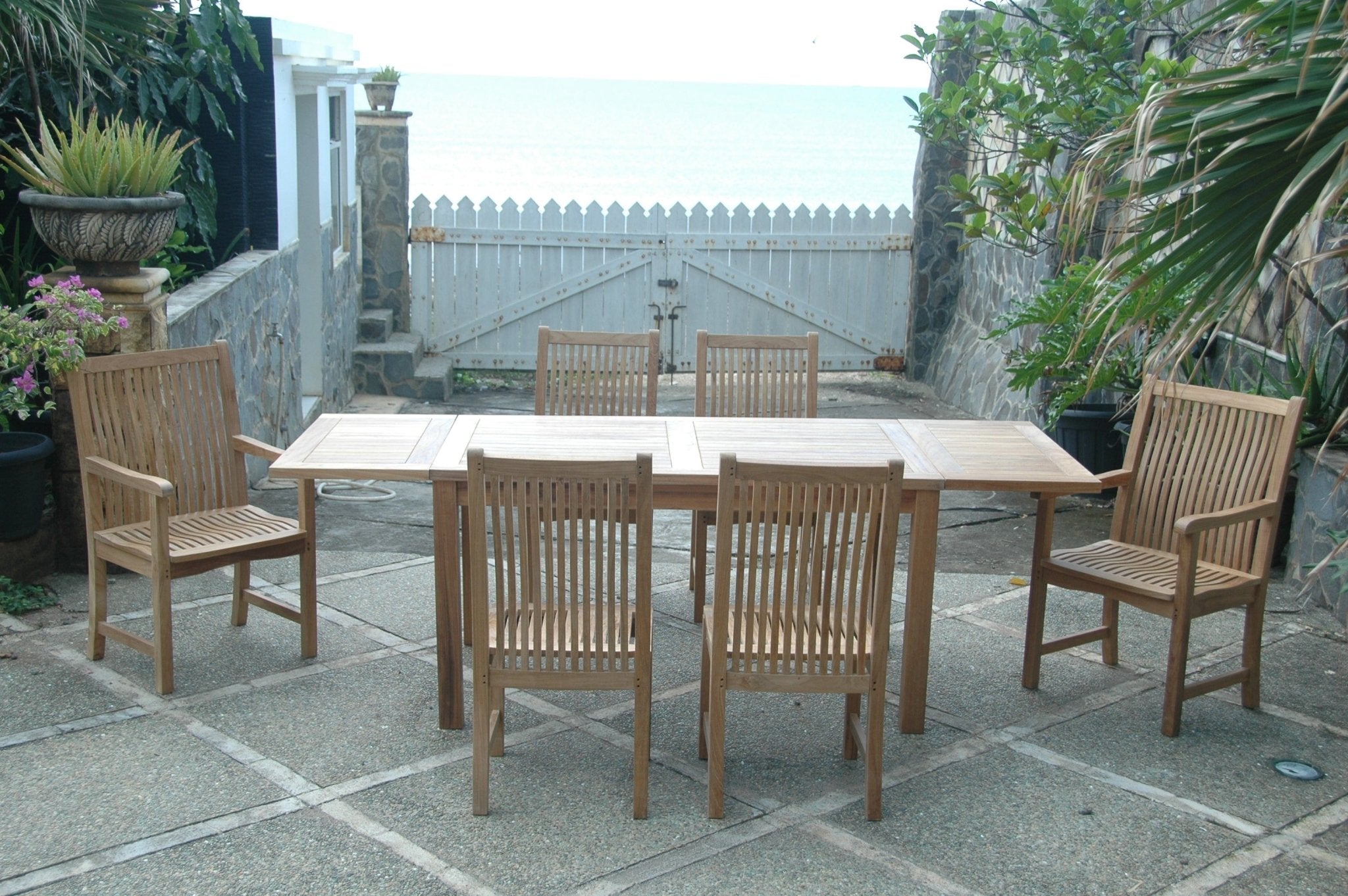 Bahama Chicago 7-Pieces Dining Set Chair B - Molaix82045294903BahamaSet-14