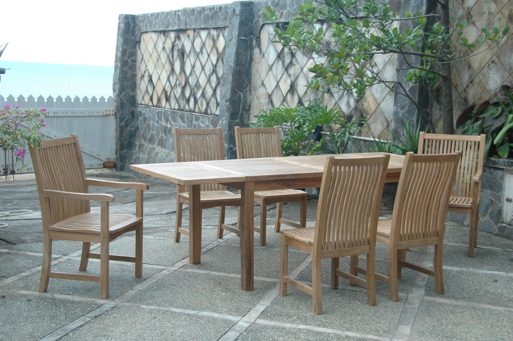Bahama Chicago 7-Pieces Dining Set Chair B - Molaix82045294903BahamaSet-14