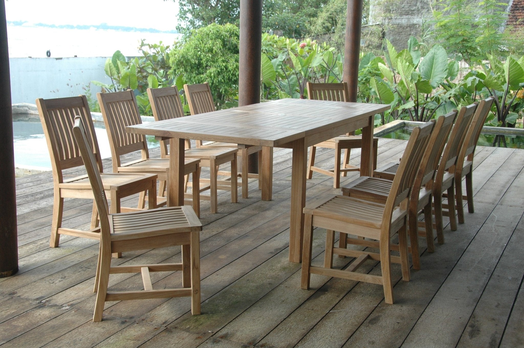 Bahama Rialto 11-Pieces Rectangular Dining Set - Molaix82045294033BahamaSet-15