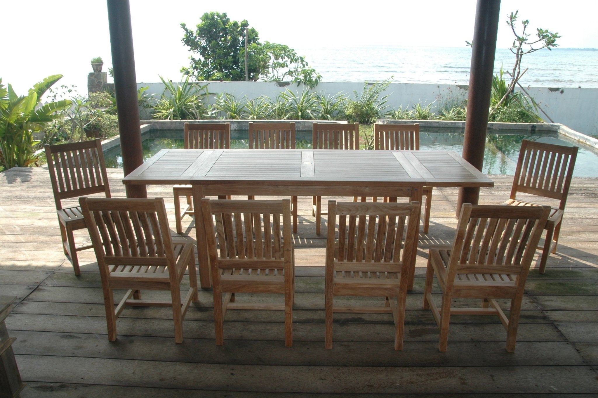 Bahama Rialto 11-Pieces Rectangular Dining Set - Molaix82045294033BahamaSet-15