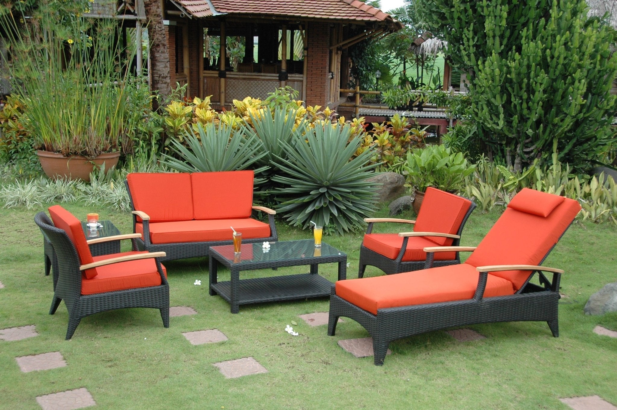 Bellagio 6-Pieces Deep Seating Set - Molaix82045297386BellagioSR-016DS