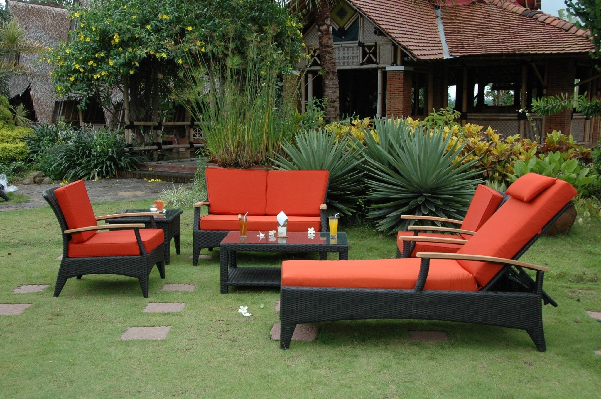Bellagio 6-Pieces Deep Seating Set - Molaix82045297386BellagioSR-016DS