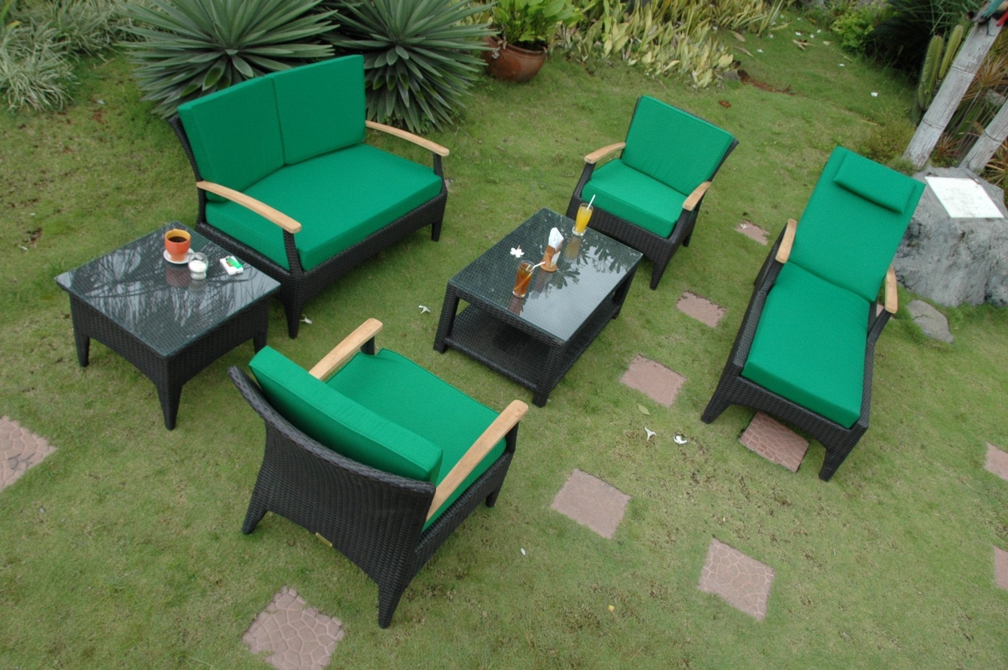 Bellagio 6-Pieces Deep Seating Set - Molaix82045297386BellagioSR-016DS