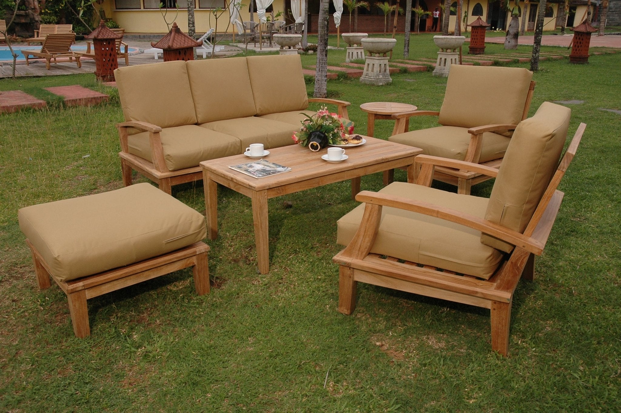 Brianna 5-Pieces Deep Seating Sofa Set - Molaix82045294996BriannaSet-41