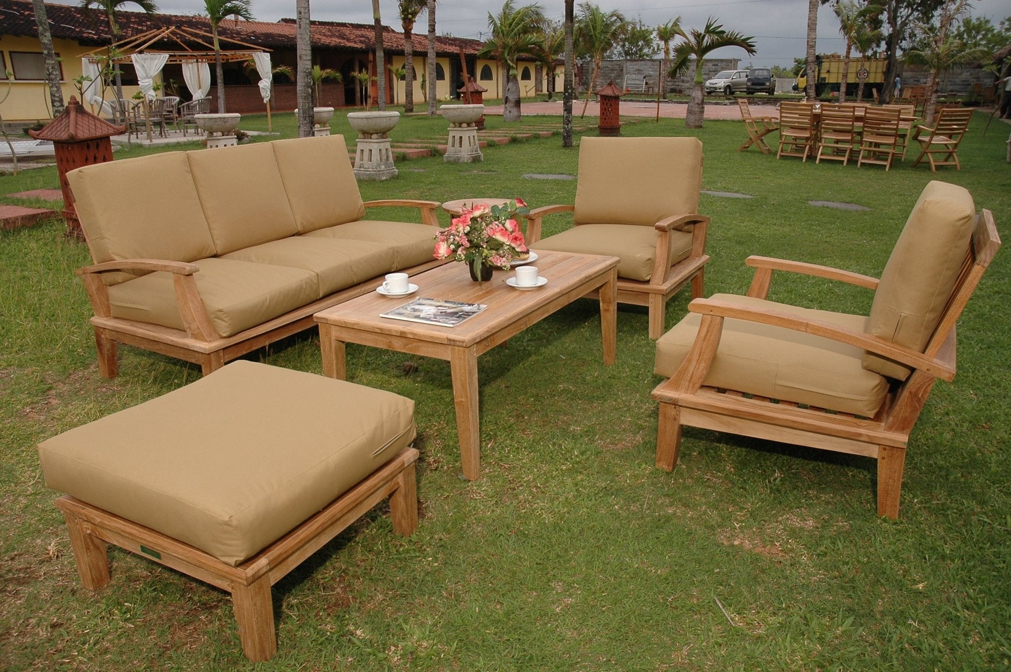 Brianna 5-Pieces Deep Seating Sofa Set - Molaix82045294996BriannaSet-41