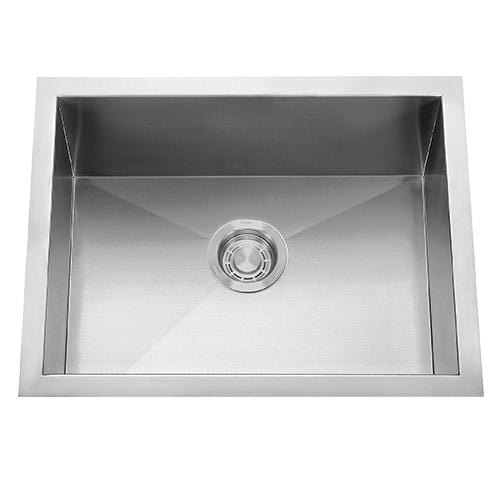 Builders Collection 18g Zero Radius 19×15 Single Bowl Undermount Stainless Steel Bar Sink - GSZ-1915 - Molaix601946608550Bar SinksGSZ-1915