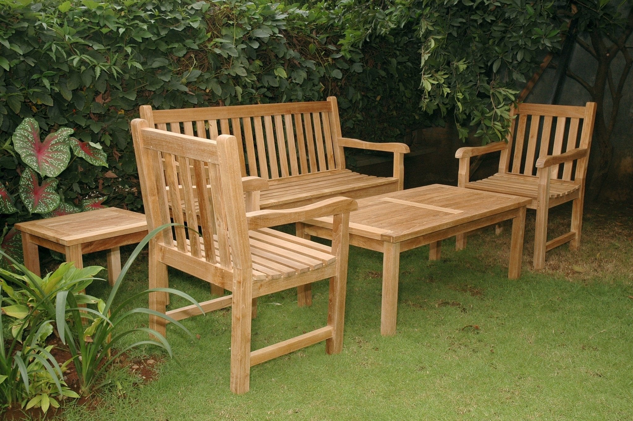 Classic 3-Seater 5-Pieces Conversation Set - Molaix82045295047ClassicSet-44