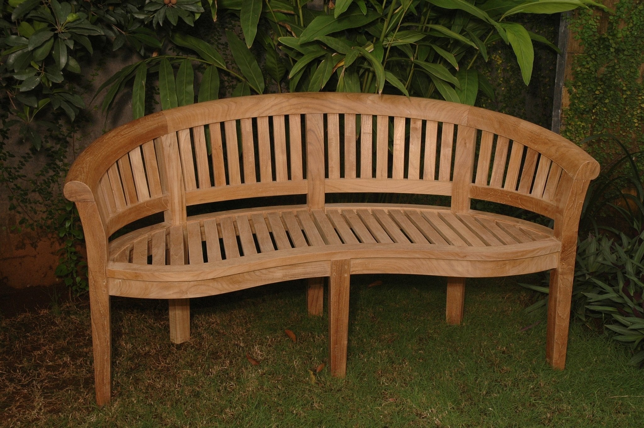 Curve 3 Seater Bench Extra Thick Wood - Molaix82045289411CurveBH-005CT
