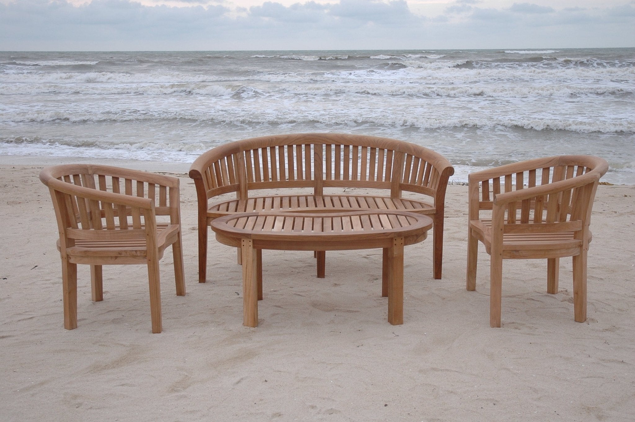Curve 4-Pieces Conversation Set - Molaix82045295023CurveSet-5