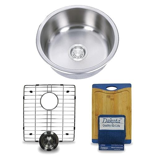 Dakota Signature 17.125″ Round Bar Sink - DSR-167R - Molaix601946607249Bar SinksDSR-167R
