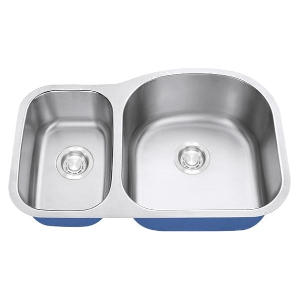 Dakota Signature 31" Double Bowl 30/70 Kitchen Sink w/ Grids - DSR-3070 - Molaix601946607256Kitchen SinksDSR-3070