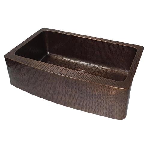 Dakota Signature Handmade Copper 33″ Kitchen Sink Single Bowl Apron Front - DSE-HCA3320 - Molaix601946607478Kitchen SinksDSE-HCA3320
