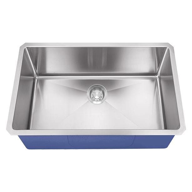 Dakota Signature Micro Radius Single Bowl 32″ Stainless Steel Kitchen Sink w/ Grid - MolaixKitchen SinksDSM-3218