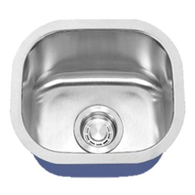 Dakota Signature Single Bowl 15″ Bar Sink w/ Grid - DSR-1513 - Molaix601946607829Bar SinksDSR-1513