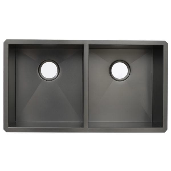 Dakota Signature Zero Radius 16g 50/50 32″x18″ w/ Grids - DSZ-5050 - Molaix601946607928Kitchen SinksDSZ-5050