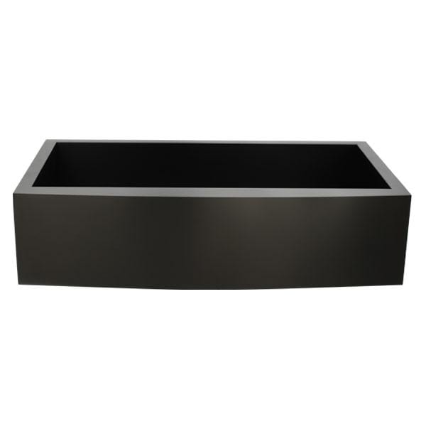 Dakota Signature Zero Radius Apron Front Single Bowl 36″ Kitchen Sink with Grids - DSZ-A3620 - Molaix601946608031Kitchen SinksDSZ-A3620