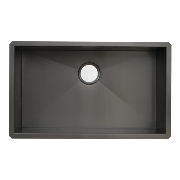 Dakota Signature Zero Radius Single Bowl 30″ Kitchen Sink w/ grid - DSZ-3018 - Molaix601946608093Kitchen SinksDSZ-3018