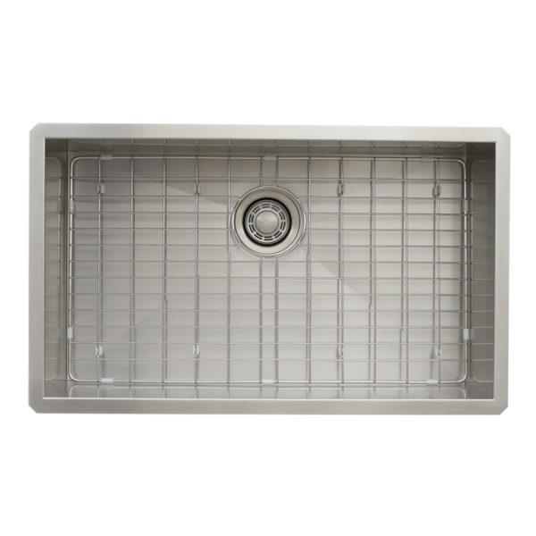Dakota Signature Zero Radius Single Bowl 30″ Kitchen Sink w/ grid - DSZ-3018 - Molaix601946608093Kitchen SinksDSZ-3018