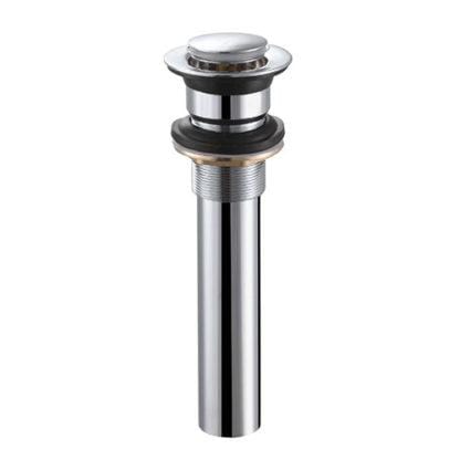 Dakota Skye Collection Single Handle Vessel Faucet Push Pop-Up Drain with Overflow - MolaixBathroom FaucetDSF-42BVE00MBK