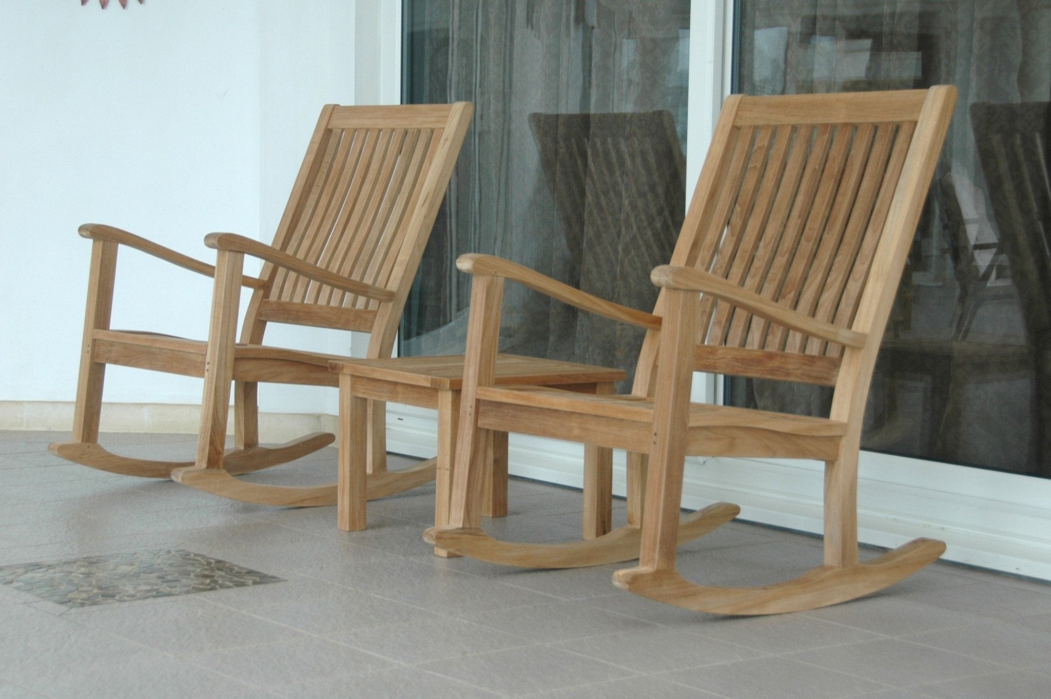 Del-Amo Bahama 3-Pieces Set with Square Side Table - Molaix82045295160Del-AmoSet-4