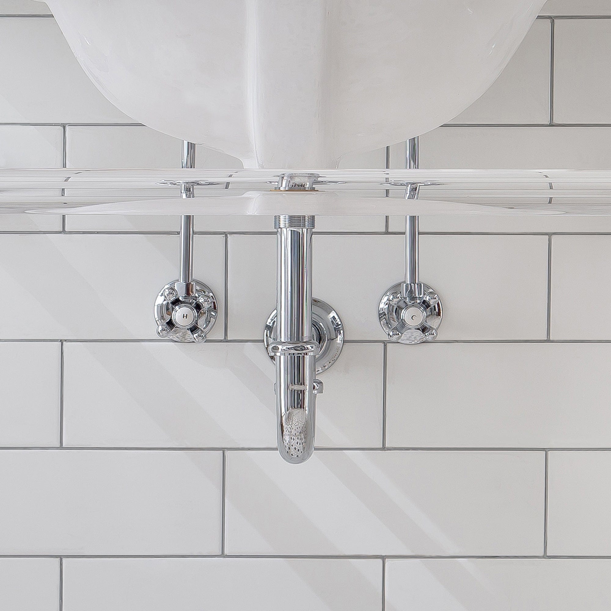 Empire 30 Inch Wide Single Wash Stand, P-Trap, and Counter Top with Basin included in Chrome Finish - Molaix732030762558EP30C-0100