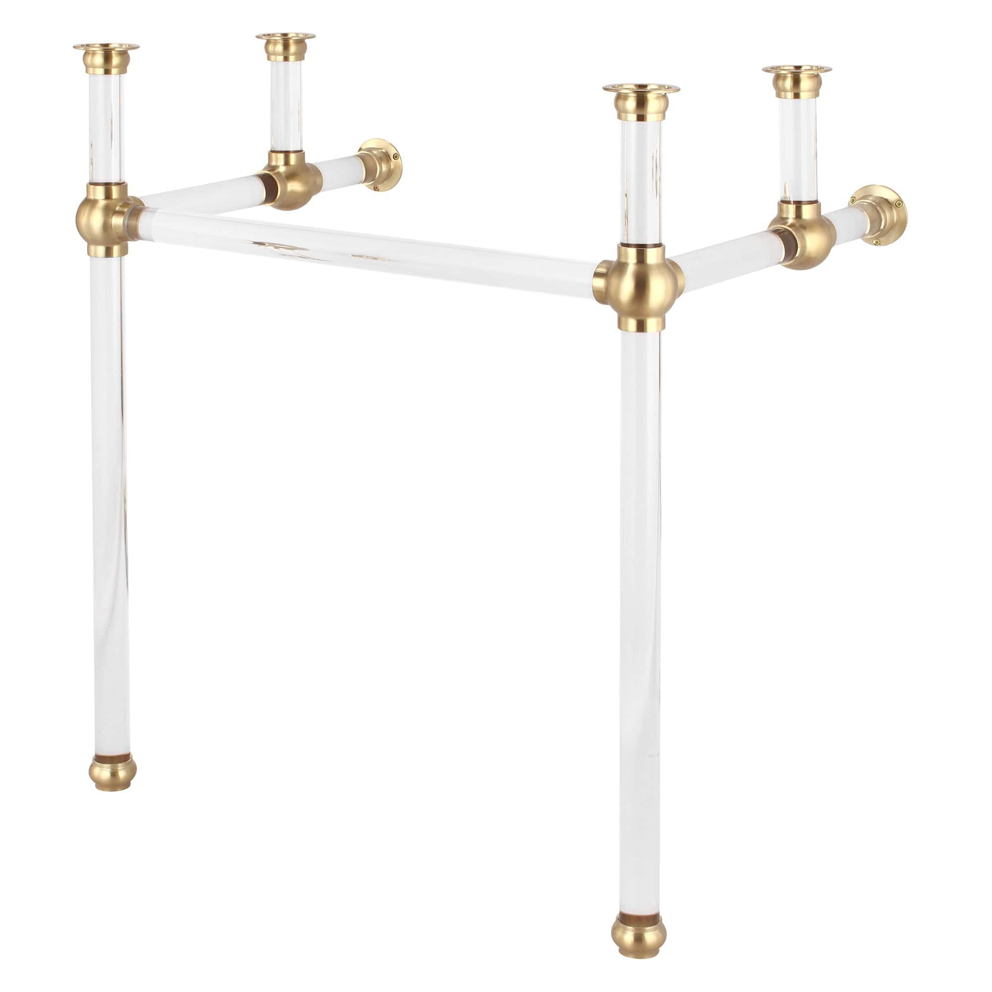 Empire 30 Inch Wide Single Wash Stand, P-Trap, and Counter Top with Basin included in Satin Gold Finish - Molaix732030762572EP30C-0600