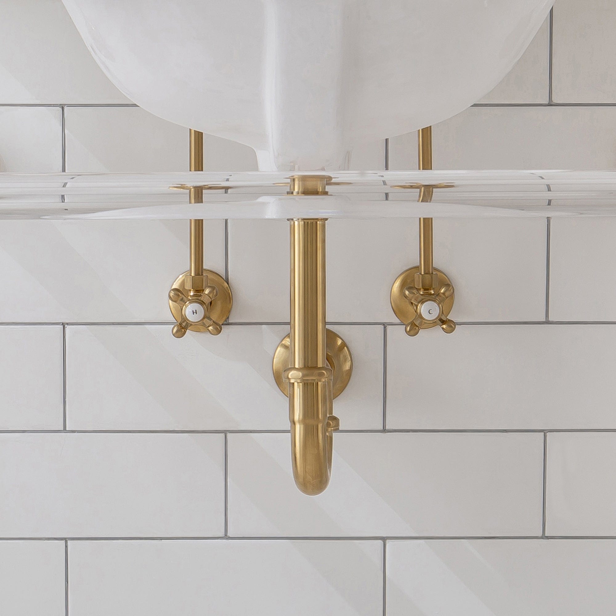 Empire 30 Inch Wide Single Wash Stand, P-Trap, and Counter Top with Basin included in Satin Gold Finish - Molaix732030762572EP30C-0600