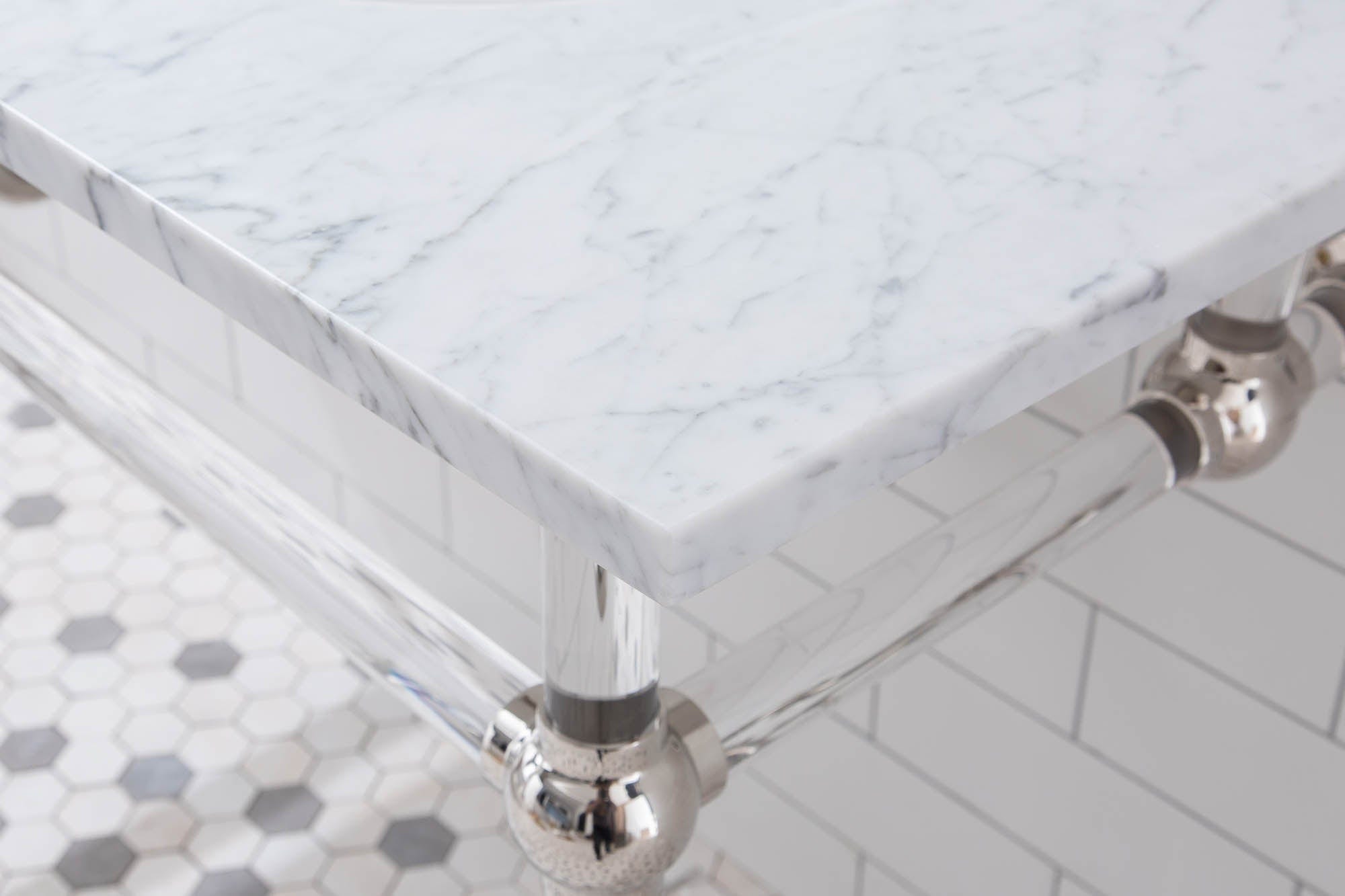 Empire 60 Inch Wide Double Wash Stand and P-Trap included in Polished Nickel (PVD) Finish - Molaix732030762787EP60B-0500