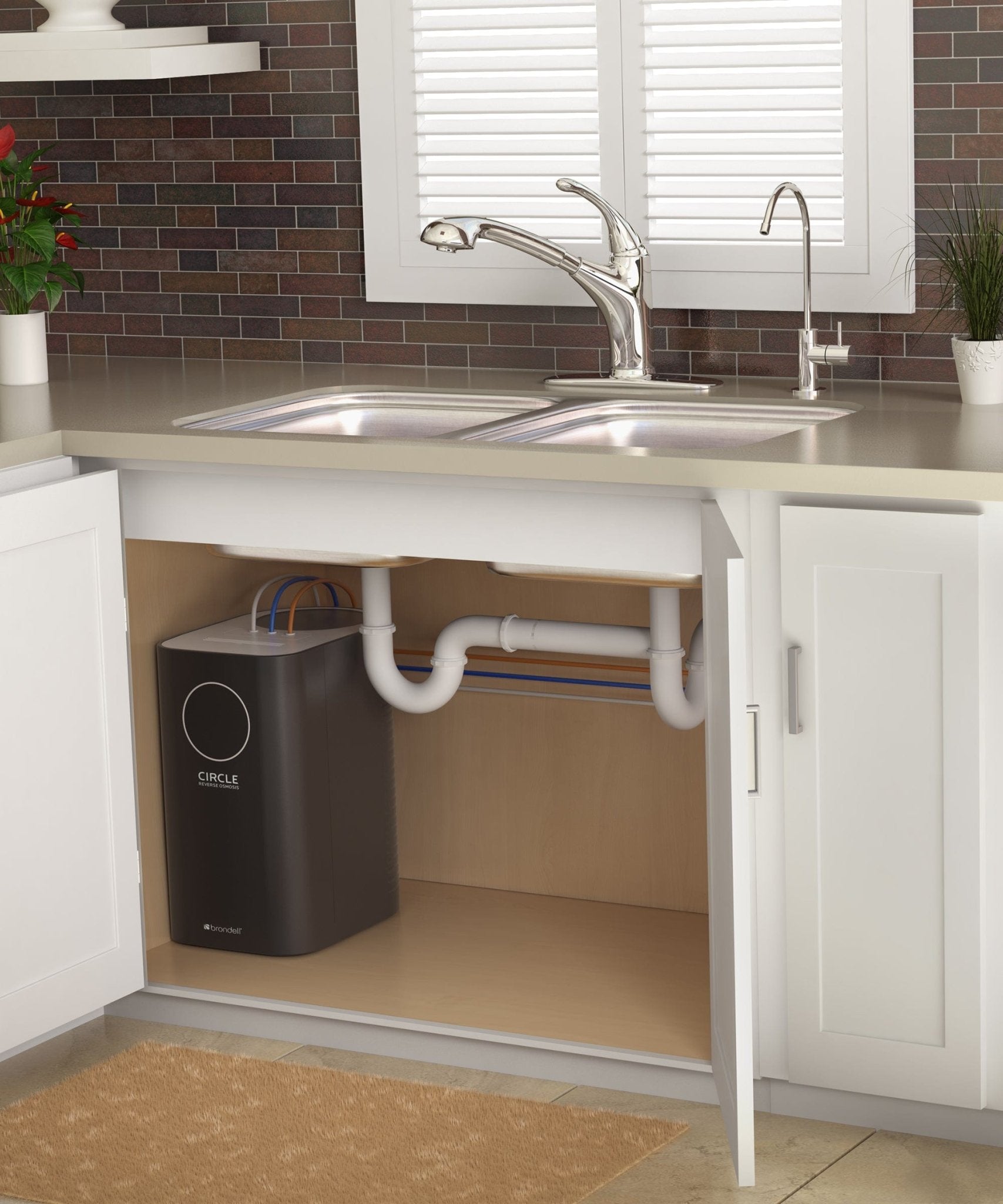 H2O+ Circle Reverse Osmosis System RC100 - Molaix - Molaix819911013593H2O+ UNDERCOUNTERRC100