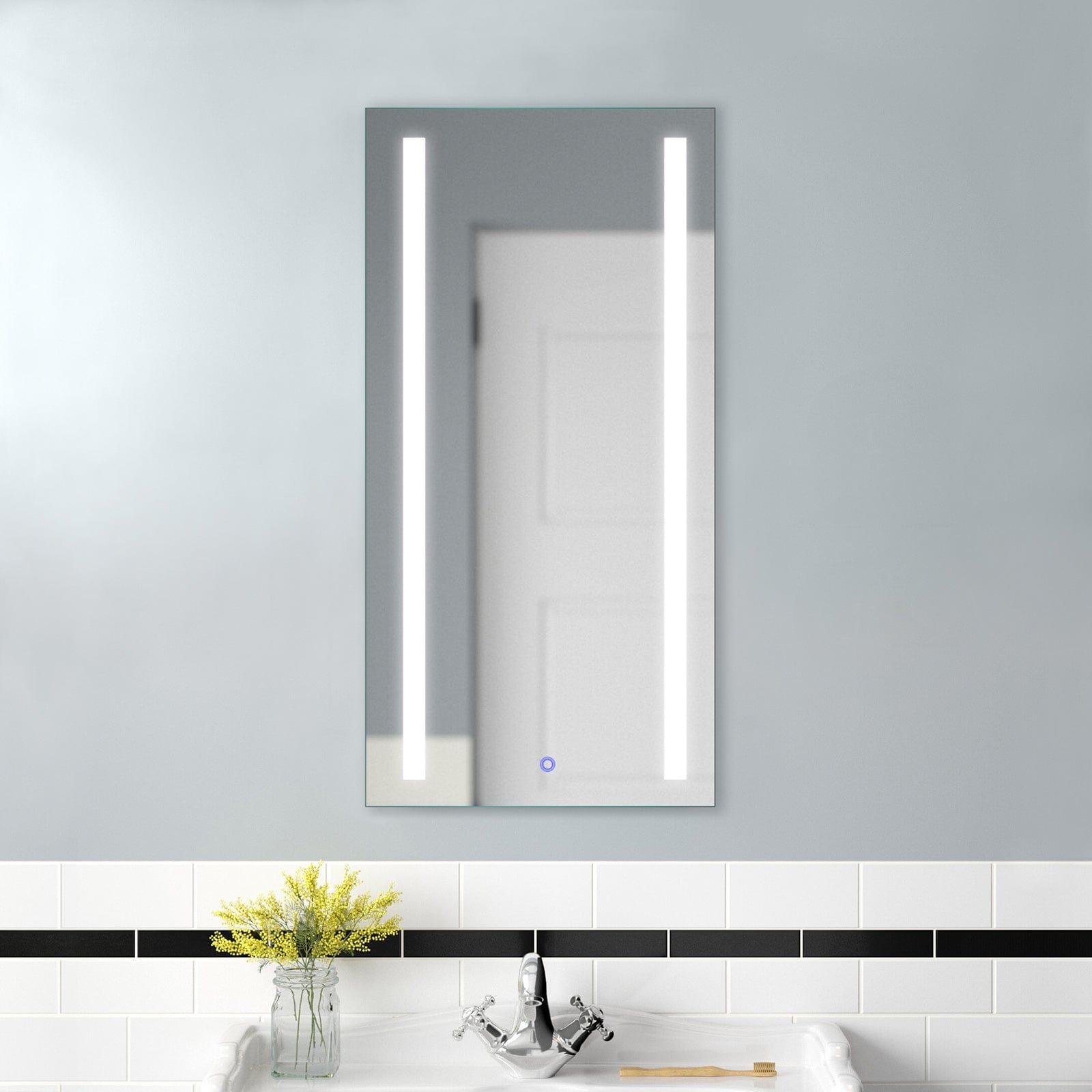 Kinetic 15" x 30" Left LED Medicine Cabinet w/Dimmer & Defogger - Molaix - Molaix850003475653Lighted Medicine Cabinet,RectangleKINETIC1530L