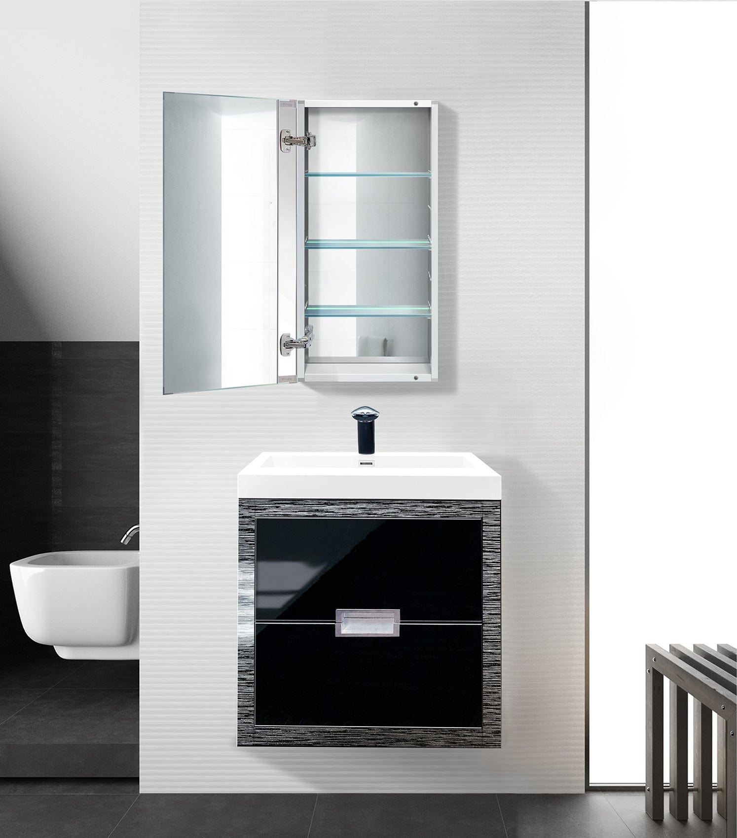 Krugg Plaza 15" x 30" Medicine Cabinet - Molaix - Molaix601947033788Medicine Cabinet,RectanglePLAZA1530