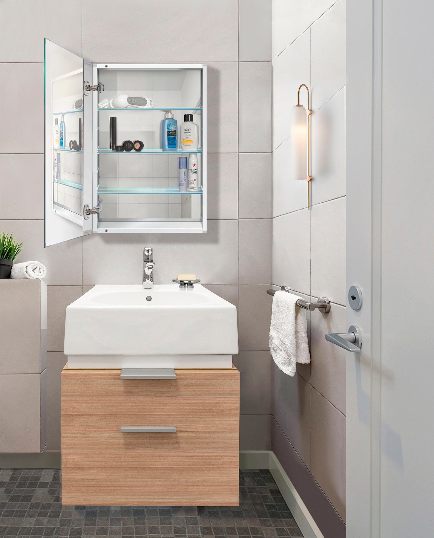 Krugg Plaza 20" x 30" Medicine Cabinet - Molaix - Molaix601947033795Medicine Cabinet,RectanglePLAZA2030