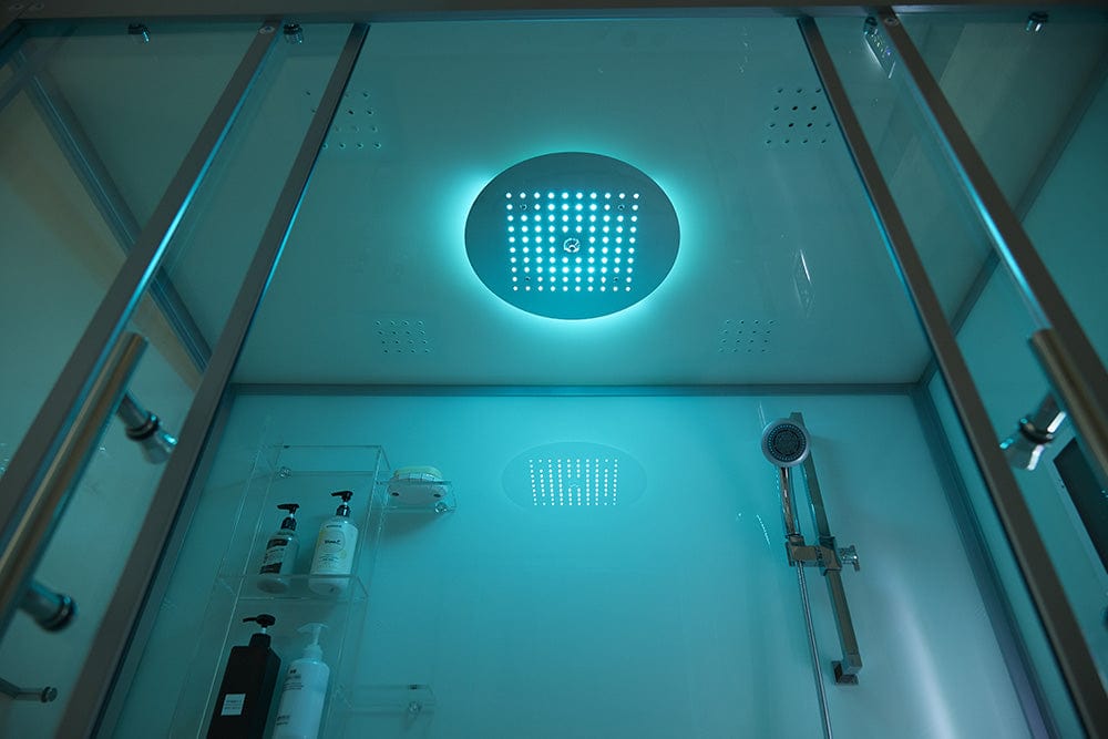 Mayabath Platinum Catania Steam Shower, White - Molaix723552143949Steam shower106