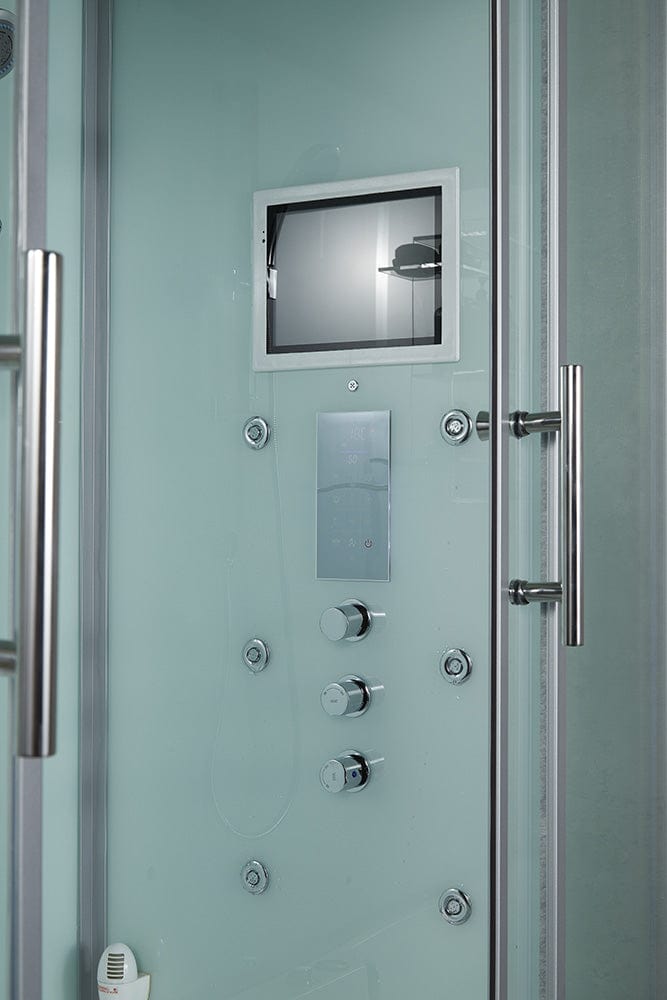Mayabath Platinum Catania Steam Shower, White - Molaix723552143949Steam shower106