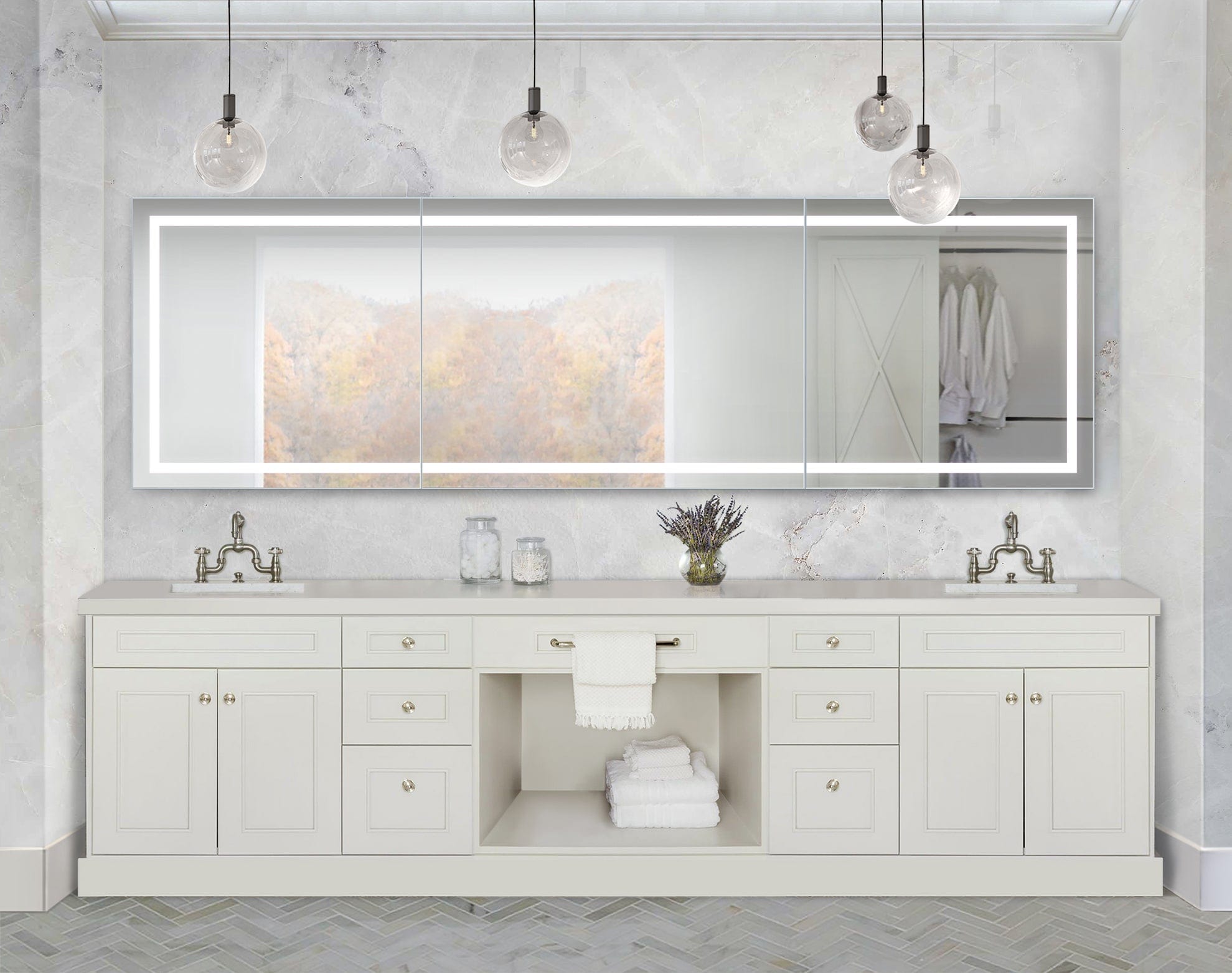 Mod SM Long 10 - Molaix - Molaix850033437263Corner,Lighted Modular Mirrors,Rectangle10MODSMLONG10