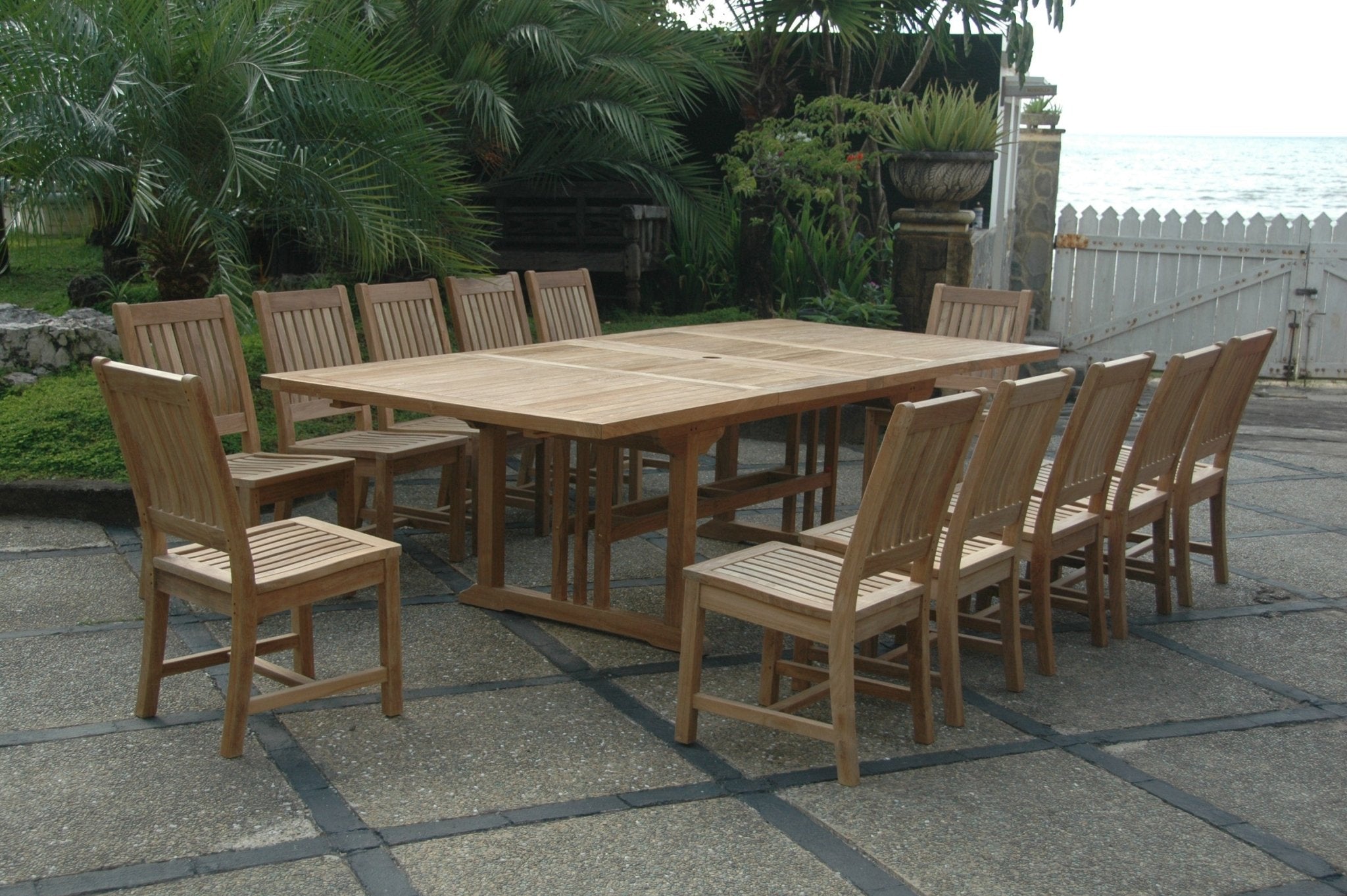 Sahara Rialto 13-Pieces Rectangular Dining Set - Molaix82045294026SaharaSet-08