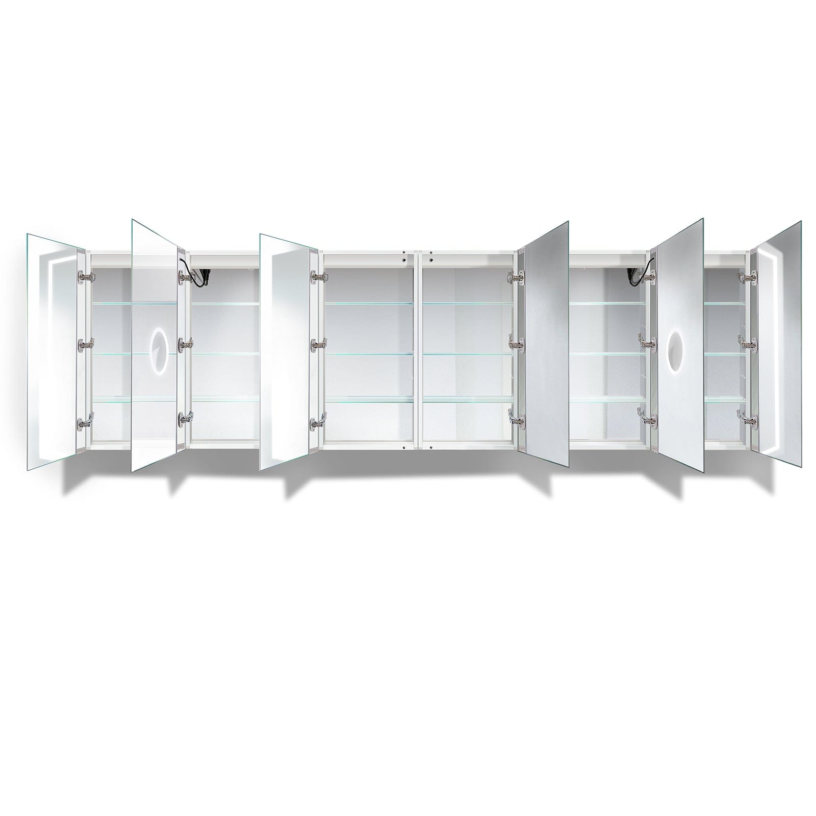 Svange 12036DLLLRRR "120 X 36" LED Medicine Cabinet w/Dimmer & Defogger - Molaix - Molaix850003475356Lighted Medicine Cabinet,RectangleSVANGE12036DLLLRRR