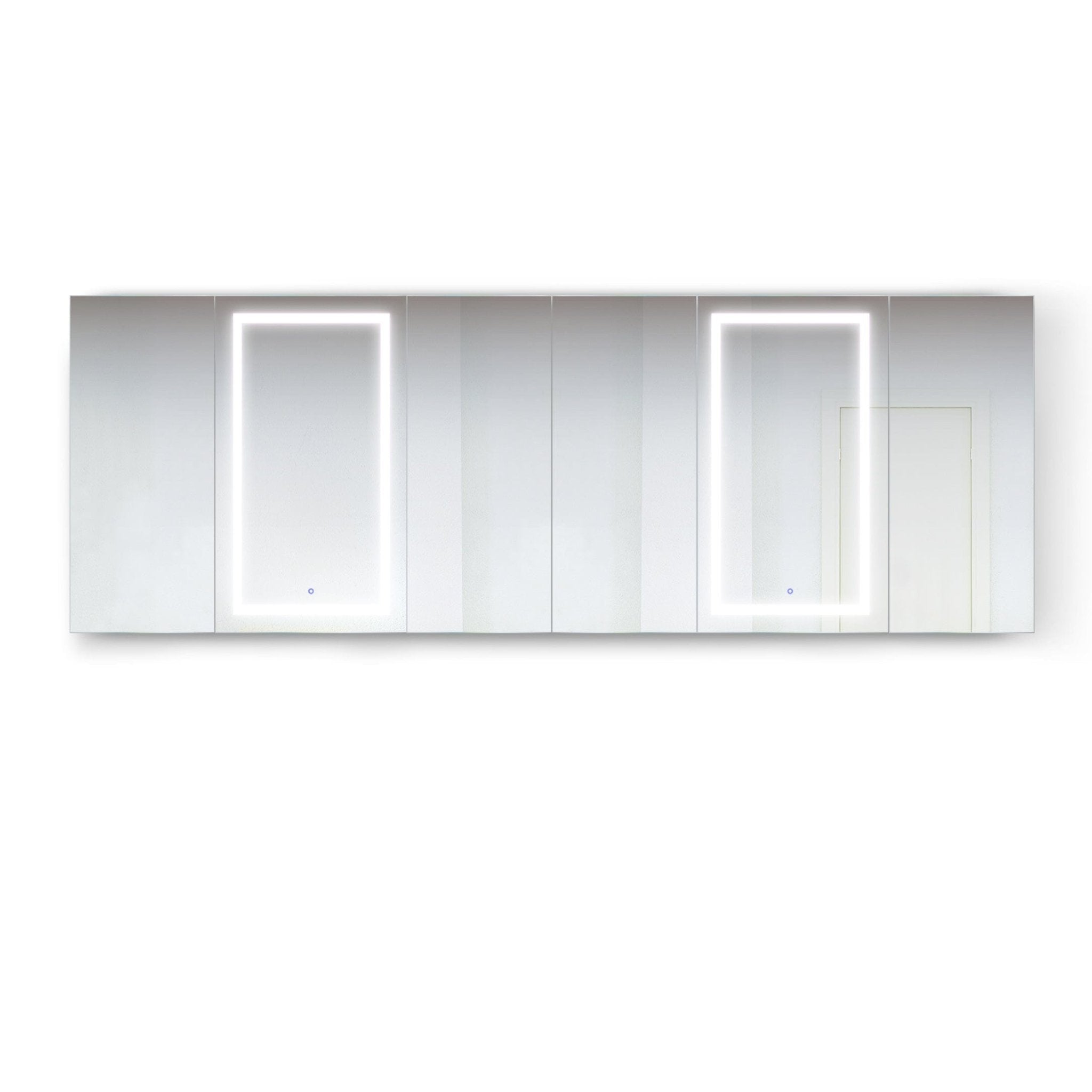 Svange 12042DLLLRRR 120" X 42" LED Medicine Cabinet w/Dimmer & Defogger - Molaix - Molaix850003475646Lighted Medicine Cabinet,RectangleSVANGE12042DLLLRRR