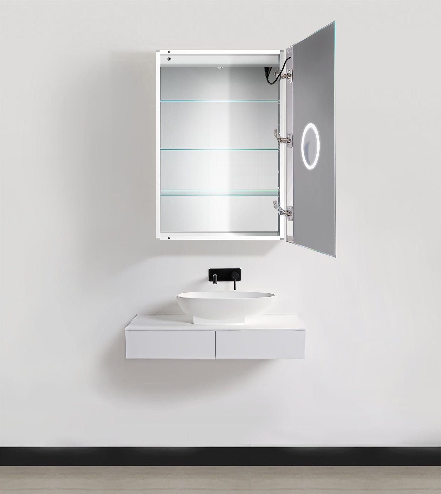 Svange 2436R 24" X 36" LED Medicine Cabinet w/Dimmer & Defogger - Molaix - Molaix853962007743Lighted Medicine Cabinet,RectangleSVANGE2436R