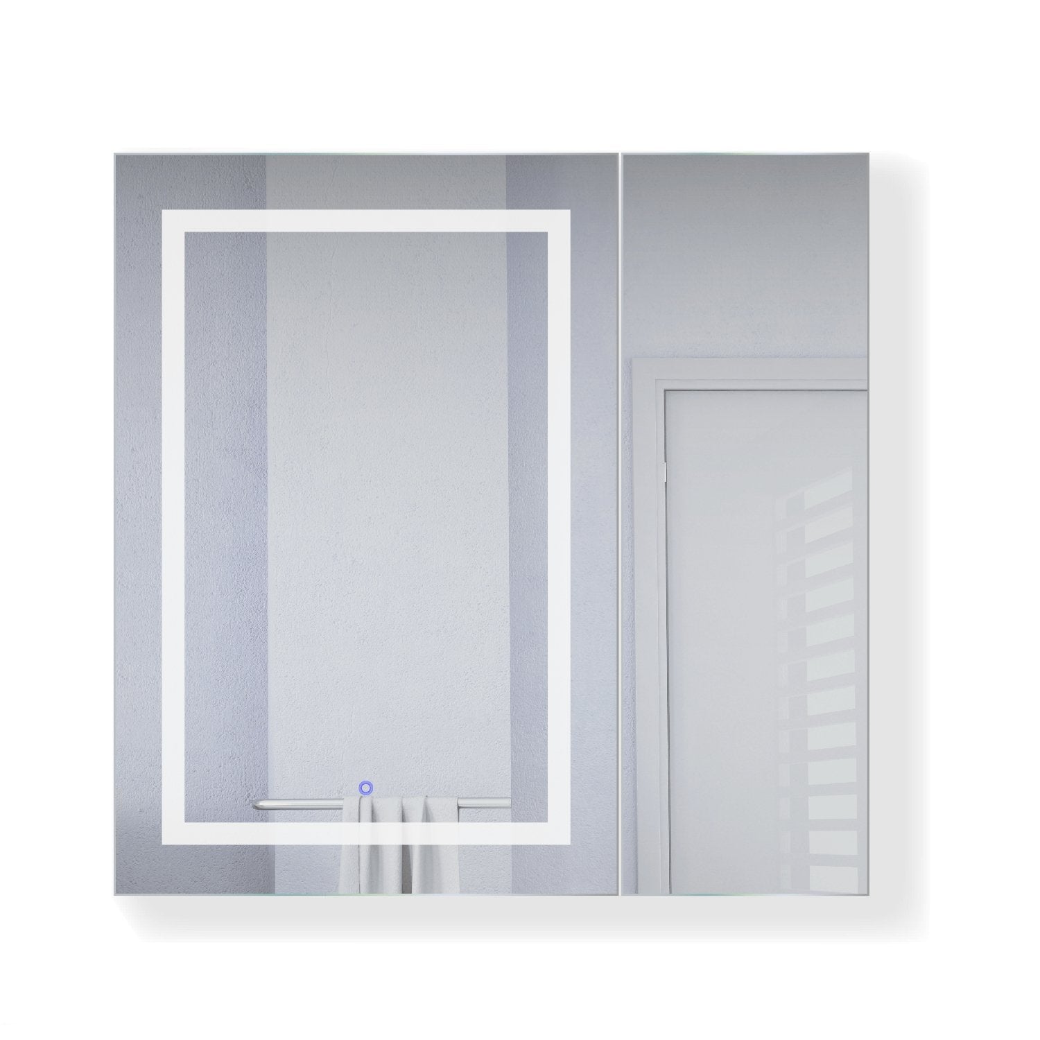 Svange 3636L 36" X 36" LED Bi-View Medicine Cabinet w/Dimmer & Defogger - Molaix - Molaix853962007866Lighted Medicine Cabinet,RectangleSVANGE3636L