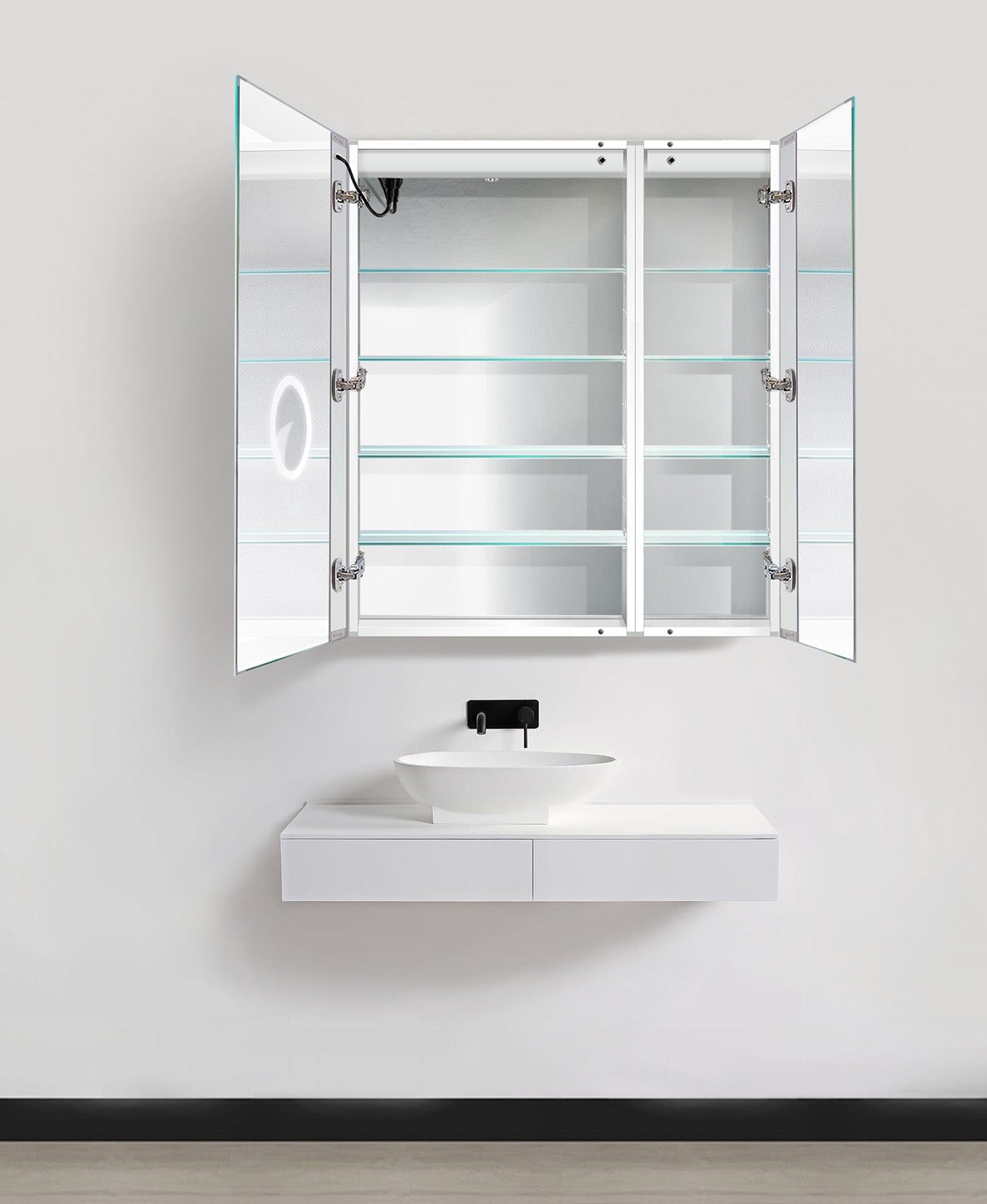 Svange 3642L 36" X 42" LED Medicine Cabinet w/Dimmer & Defogger - Molaix - Molaix850003475493Lighted Medicine Cabinet,RectangleSVANGE3642L
