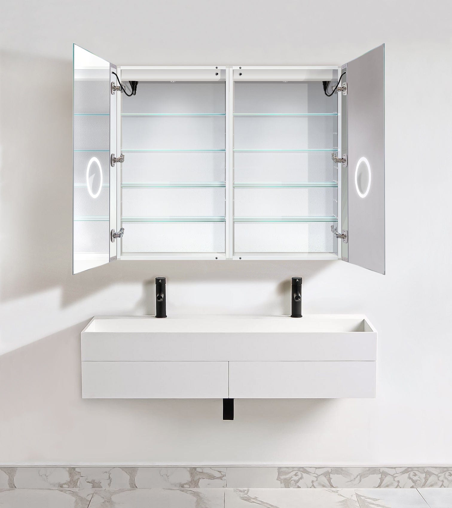 Svange 4842D 48" X 42" LED Medicine Cabinet w/Dimmer & Defogger - Molaix - Molaix850003475530Lighted Medicine Cabinet,RectangleSVANGE4842D